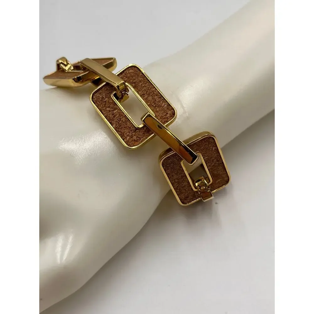 Kate Spade New York Cork City Gold Tone Link Reversible Bracelet‎ - Picture 4 of 12